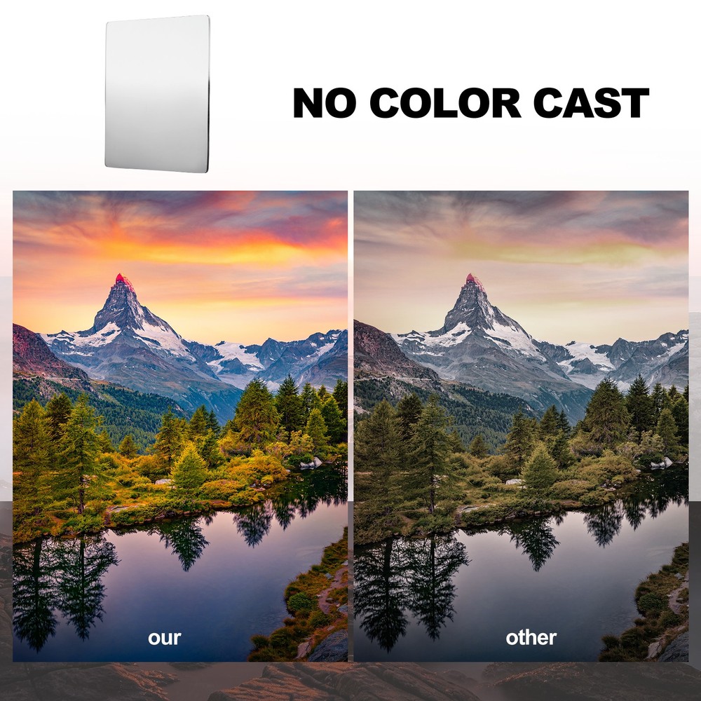 Reverse GND Filter Graduated Neutral Density Lens Filter, Gray