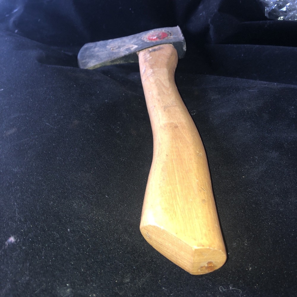 Vintage Collins Hatchet Axe w/Original Paper Logo & Handle