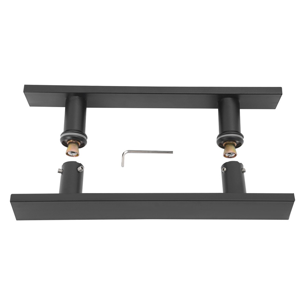 Sliding door handle stainless steel - matte black