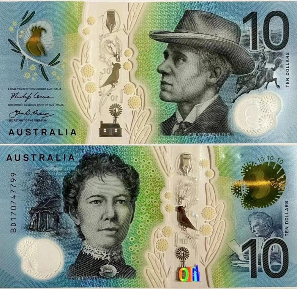 Australia 10 Dollars P-63 Polymer UNC NEW Banknote