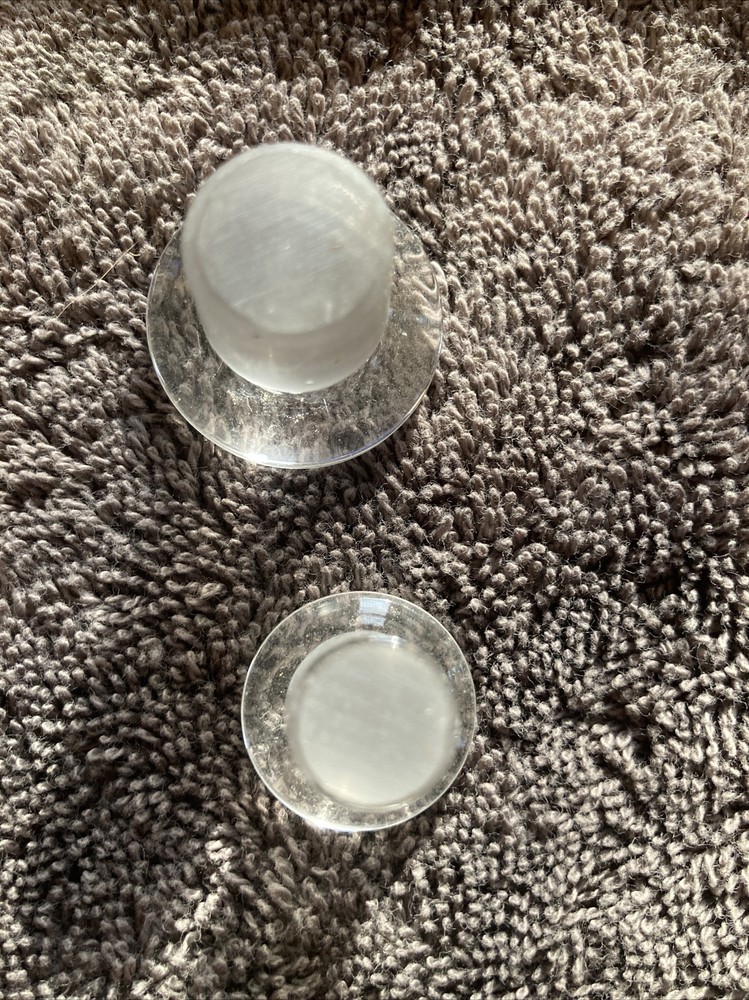 Pyrex Flat Head Stoppers - (12 Total) - #13 - 10, #16 - 2