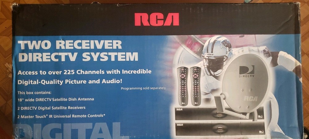 RCA TWO RECEIVER DIRECTV SYSTEM MODEL DSM433RGA