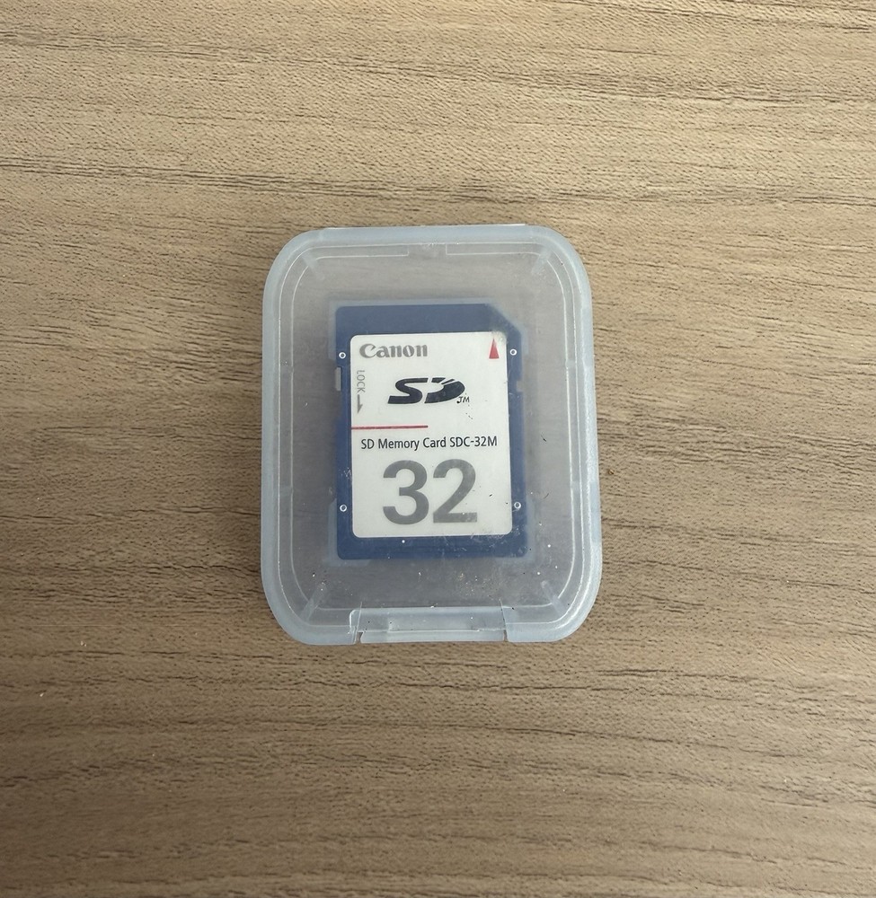 Canon Genuine 32MB MEGABYTE SDC-32M SD Camera Memory Card