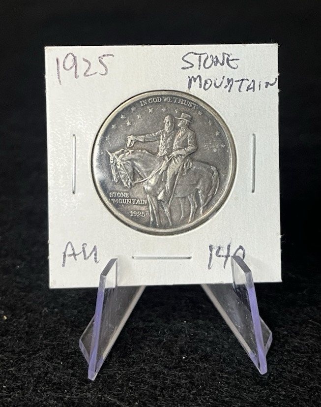 1925 Stone Mountain Commemorative Silver Half Dollar AU