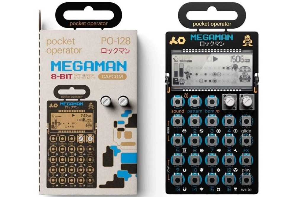Teenage Engineering Pocket Operator PO-128 Mega Man Sampler Sequencer