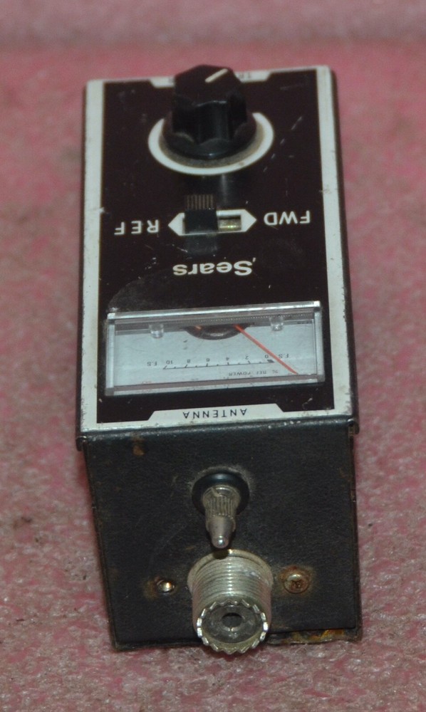 Vintage Sears SWR Meter Model 526.35760600