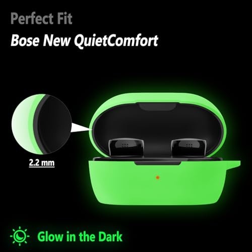 Silicone Case for Bose New QuietComfort Earbuds 2024, Soft Flexible Scratch