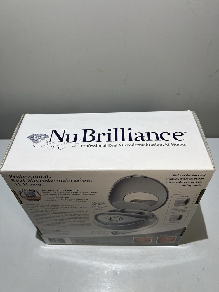 NuBrilliance Professionals In Home Microdermabrasion Kit + Extra