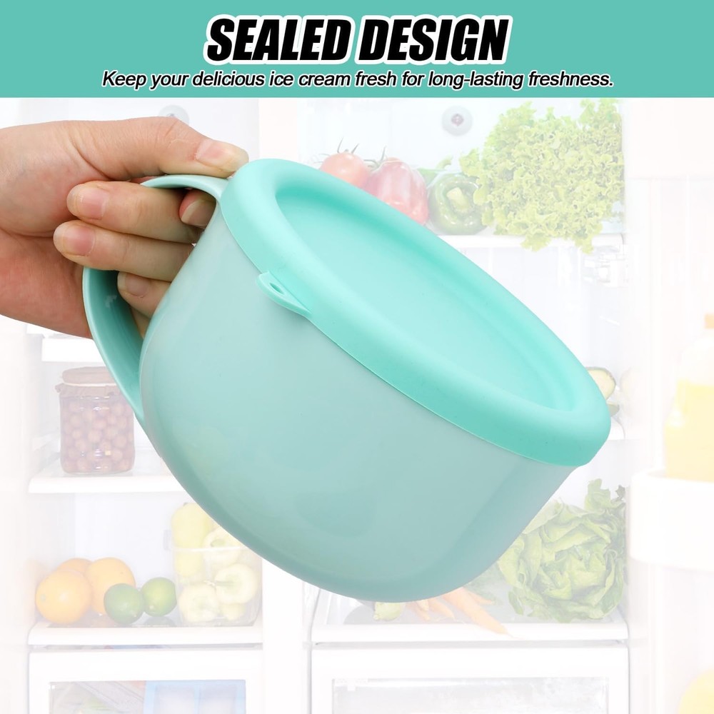 2pcs Silicone Mug Lids Dash Compatible BPA Free Leak Proof Bowl Covers