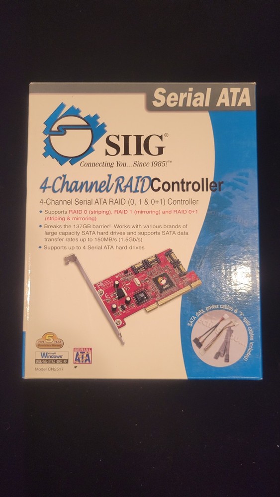 Siig Sata 4- Channel Raid Card
