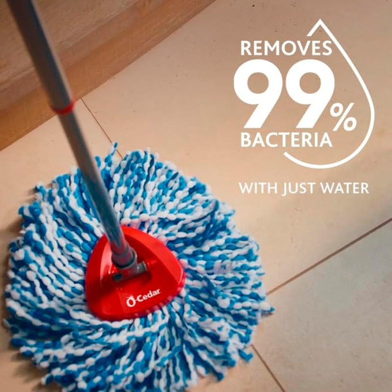 Easywring Rinseclean Refill 4-Pack, Blue, 4 Count