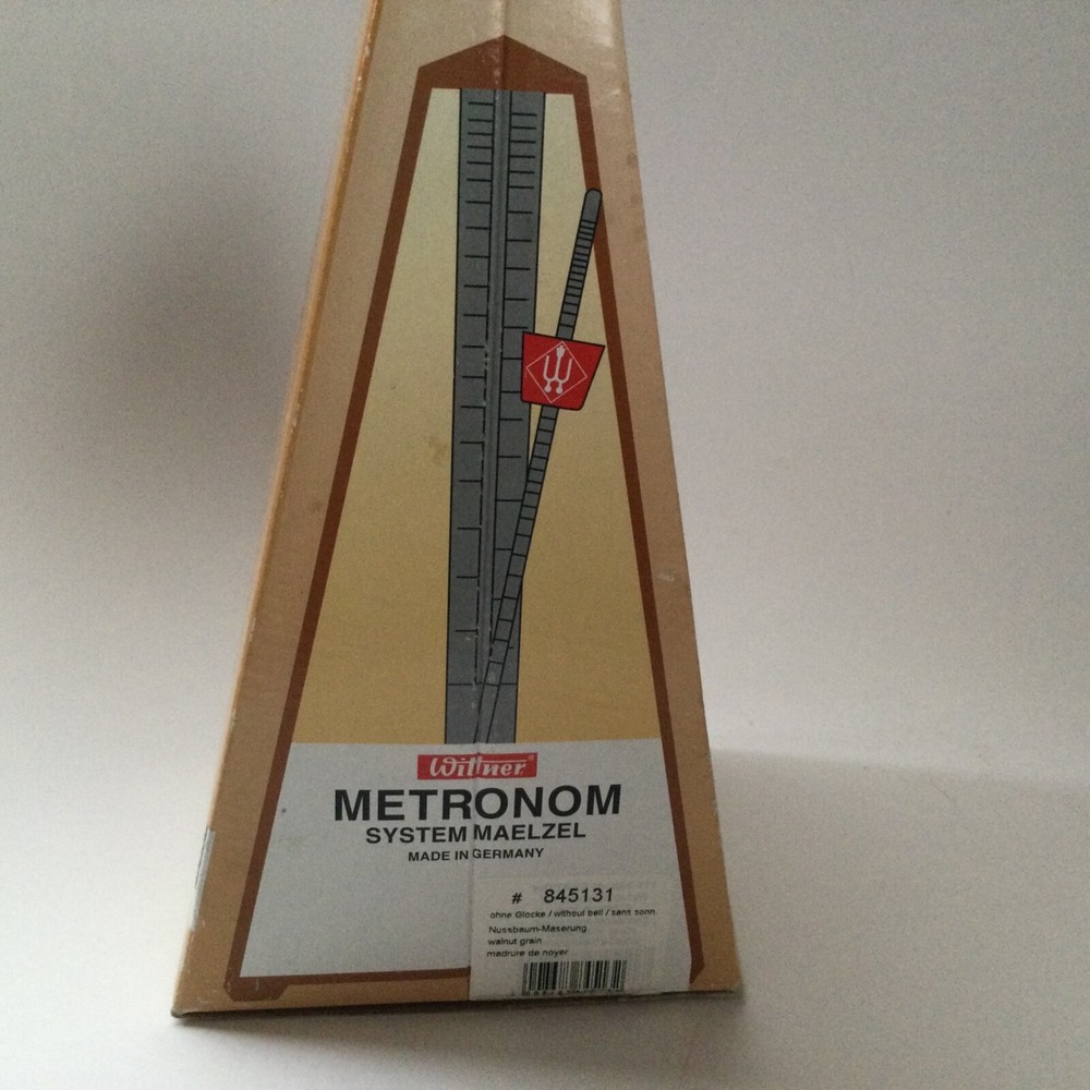 Wittner Metronome German Maezel Plastic Walnut Finish