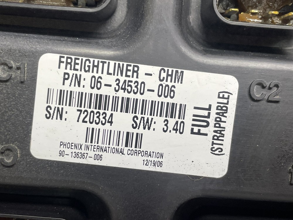 FREIGHTLINER CHM ELECTRONIC CHASSIS CONTROL MODULE P/N: 06-34530-006