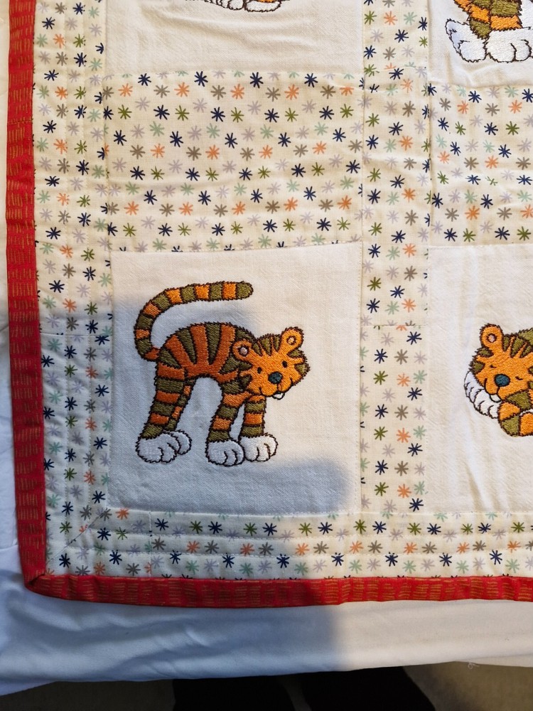 Embroidered blanket with unique design. A real one off purchase.