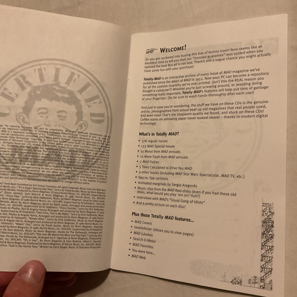 Totally Mad Users Guide (1999, Borderbund)