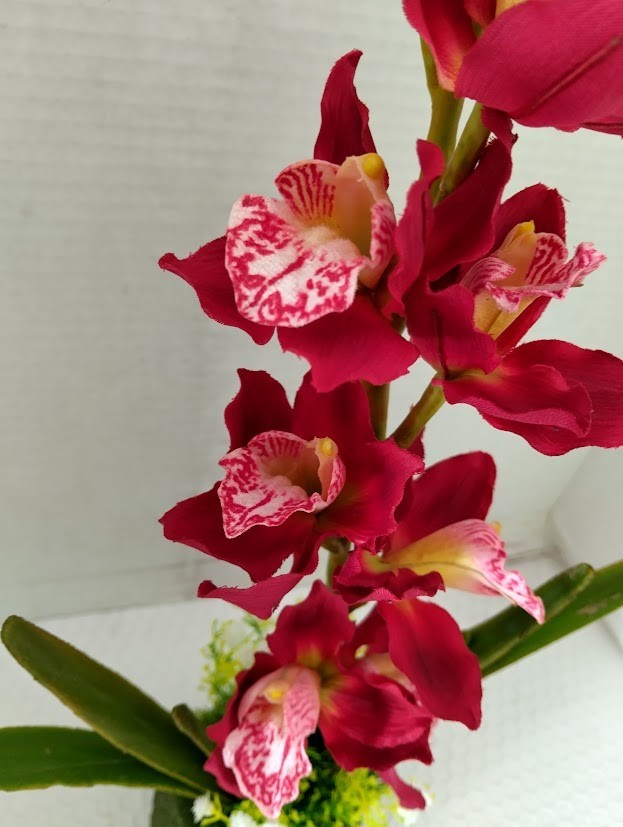 Artificial Cymbidium Orchid Plant