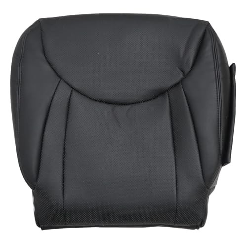 Front Driver Side Bottom Perforated Leather Cover Black Compatible with Lexus