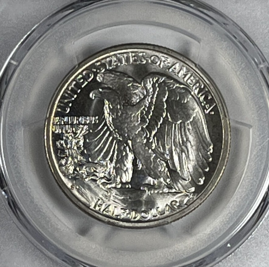 1943-S Walking Liberty Half Dollar : PCGS MS66