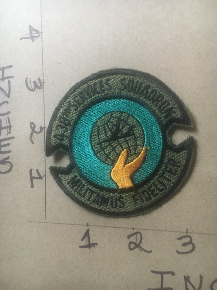 USAF 438th Services Squadron subdued patch 5/3/25