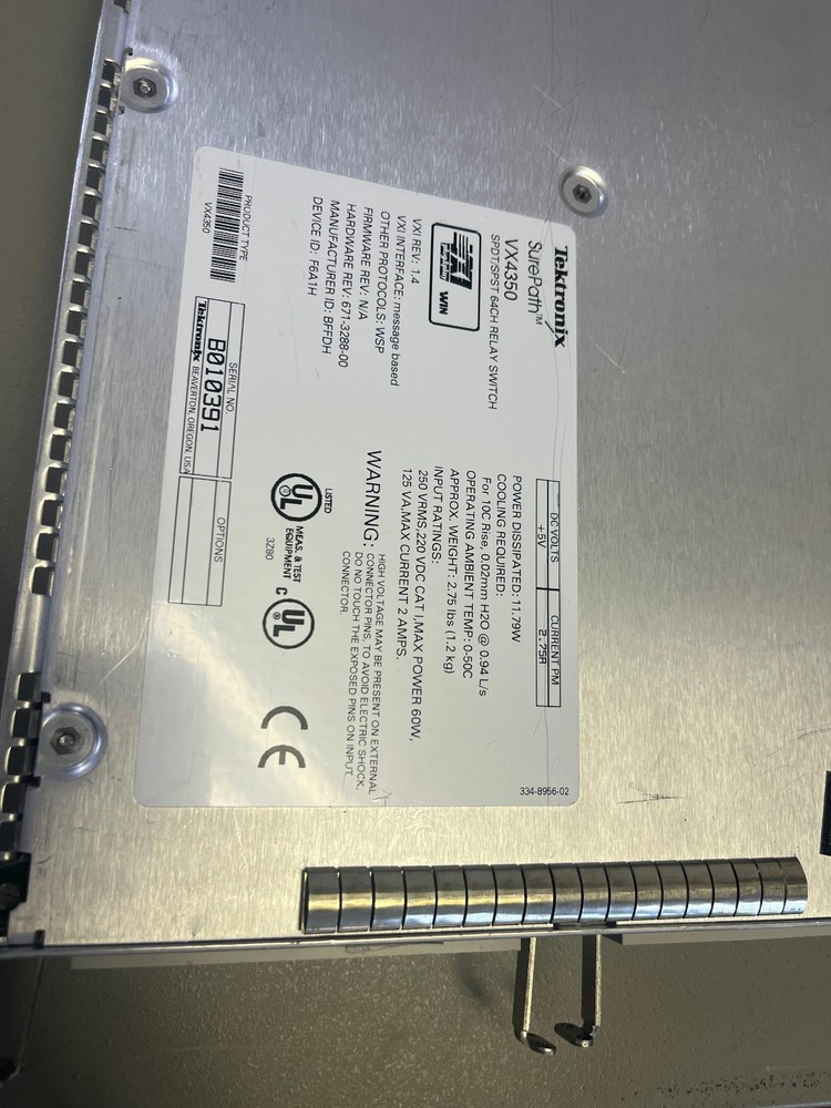 4EE Tektronix VX4350 64-Channel Relay Switch VXI Module