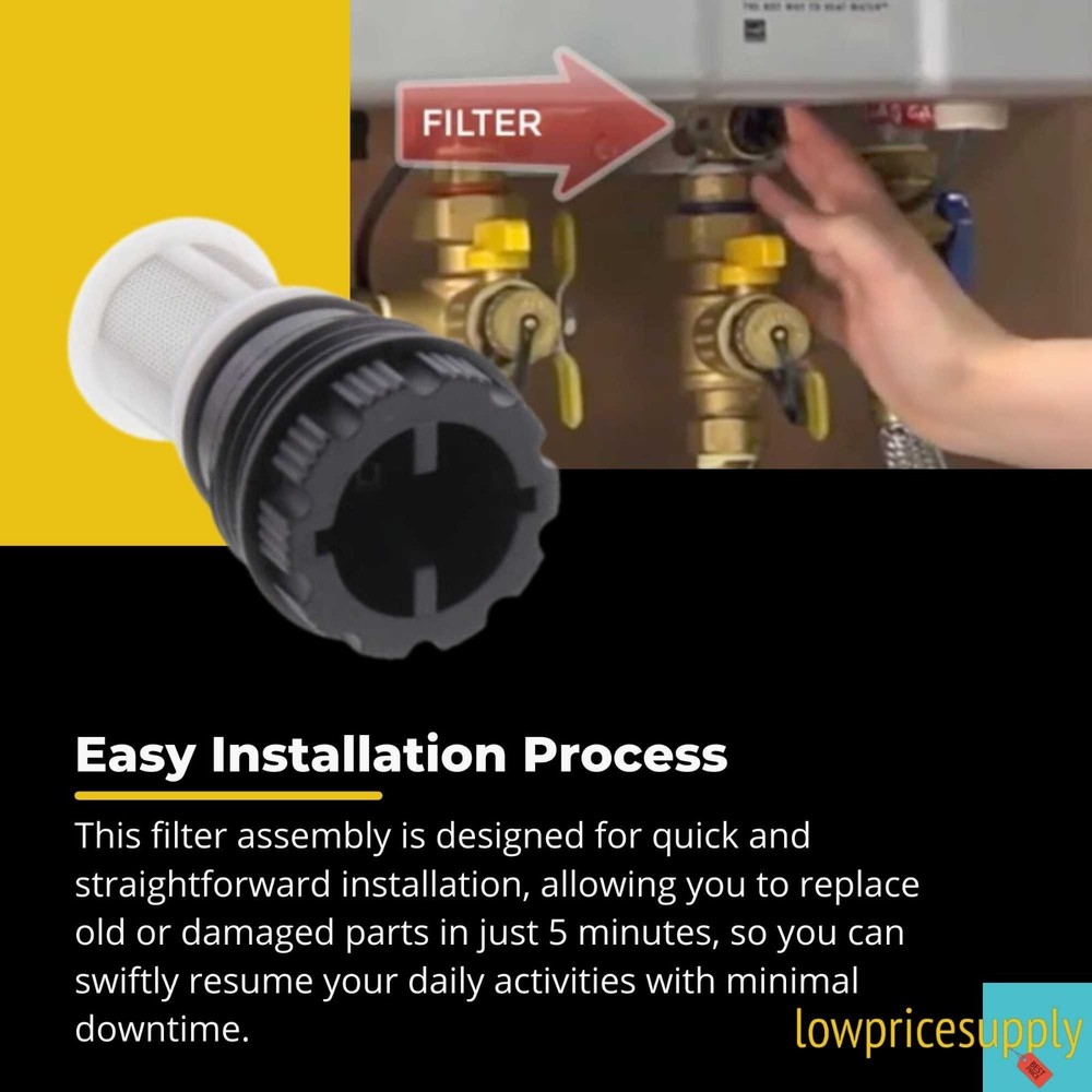 1PCS Rinnai Tankless Water Heater Filter Assembly 2526 / 2532 OEM H98510S