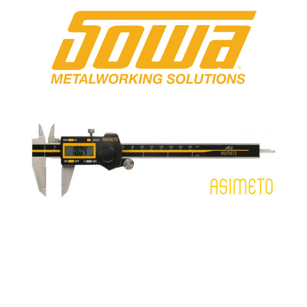 0-12" Absolute Digital Caliper - Asimeto #7307623