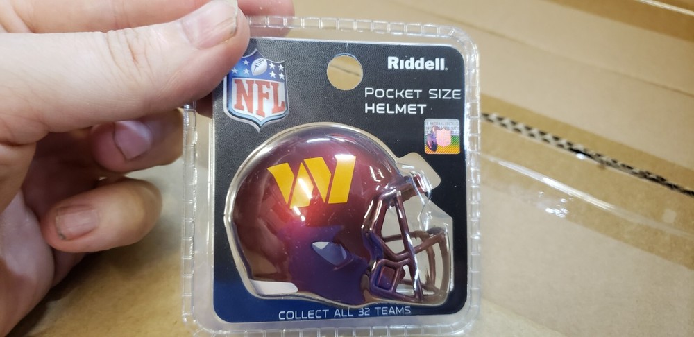 WASHINGTON COMMANDERS 2022 NEW CLAMSHELL POCKET PRO HELMET RIDDELL