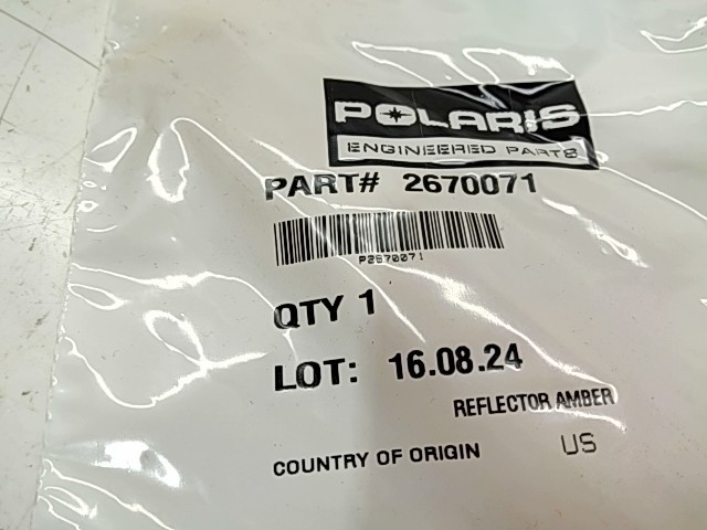 Amber Reflector - 2000 Polaris NOS