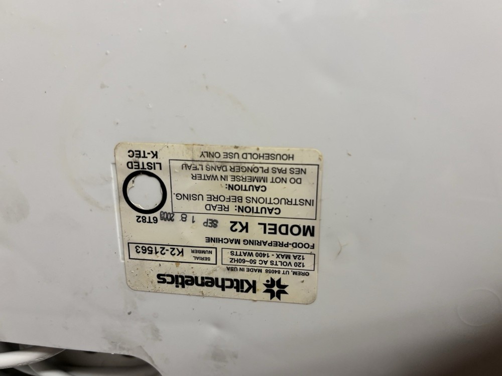 Kitchenetics K-2 Unit in great condition with attachments