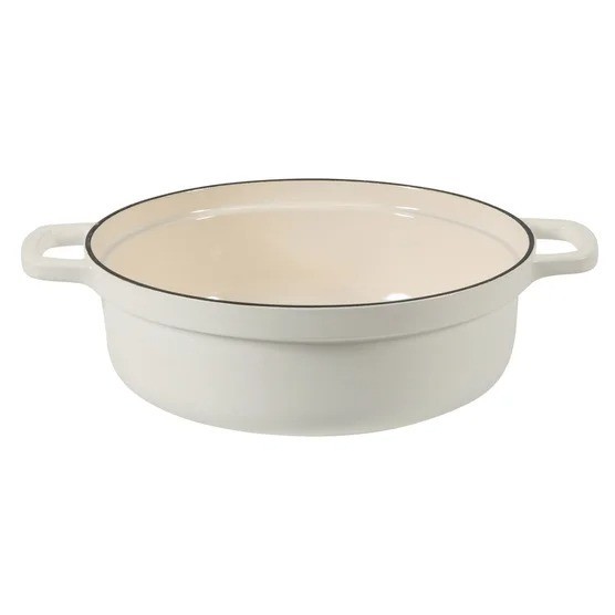 Sur La Table Enameled Cast Iron Stackable Cookware Set Heavy-Duty Grill Pan NIB