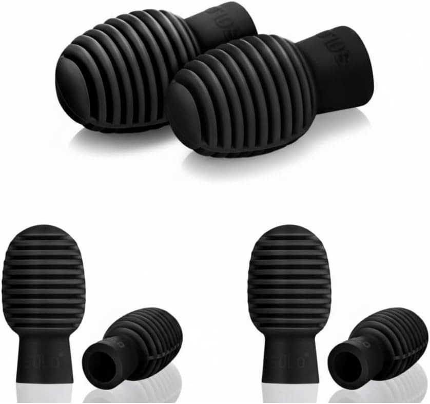 Versatile 4-Piece Drumstick Silent Tips - Protect Your Instruments Elegantly