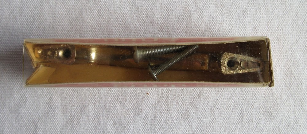 NOS Vtg. drawer pull door pull R290 diecast MCM w/instructions