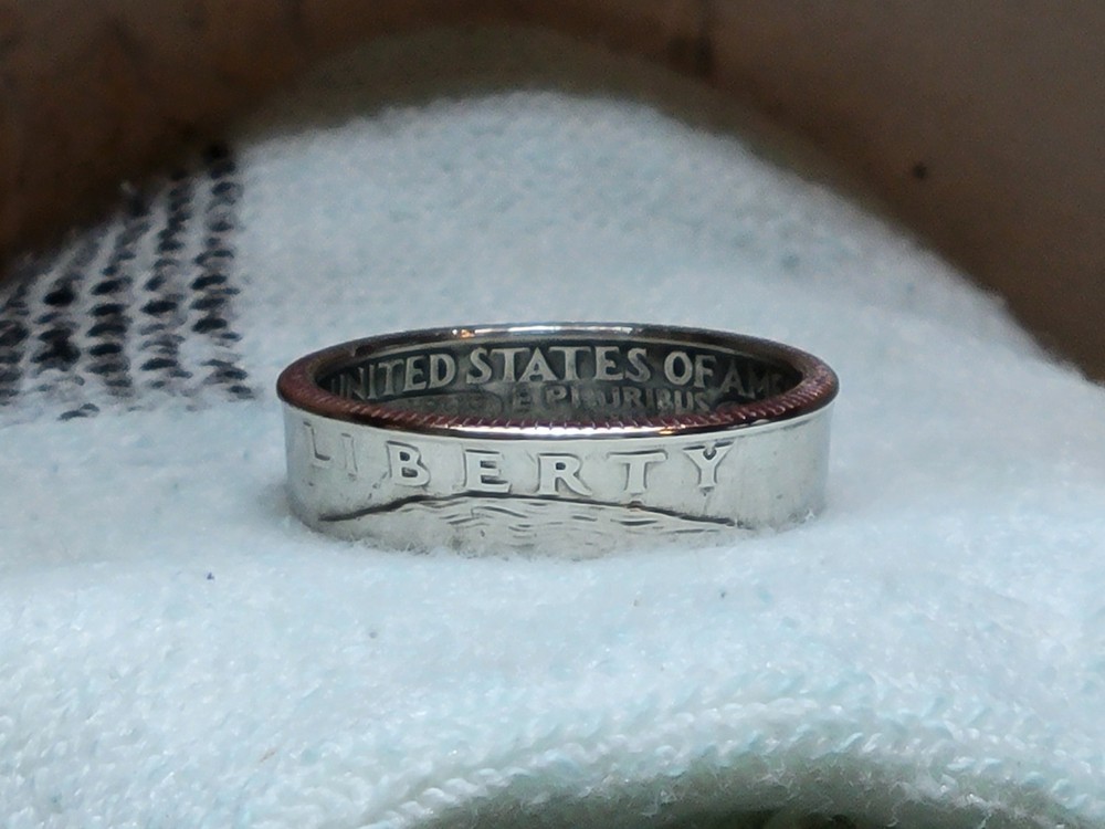 1997 - Size 11 Dated Quarter Coin Ring
