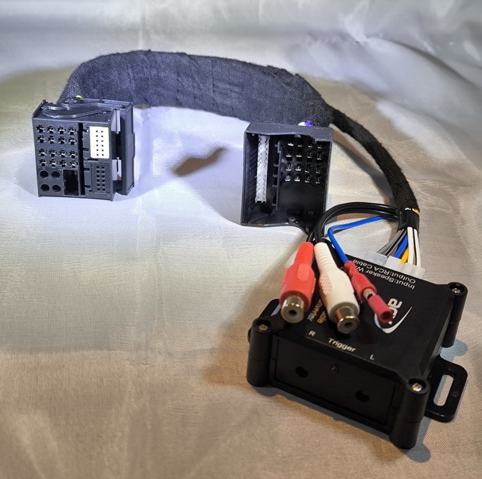 BMW 5 Series E60 E61 X3 E83 Amplifier Connection RCA Connection High-Low Adapter