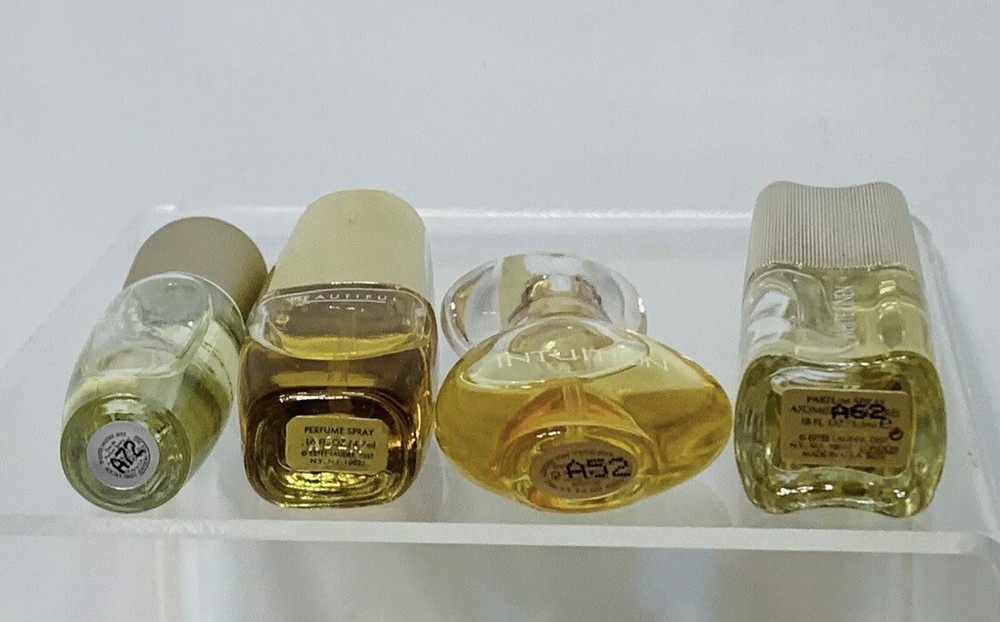 ESTEE LAUDER Mini Perfume Treasures 4 Pc Vintage *READ