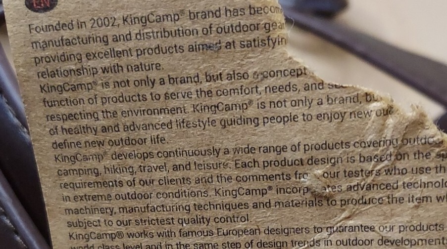 KingCamp Leather Adjustable Picnic Blanket/Sleeping Bag Strap