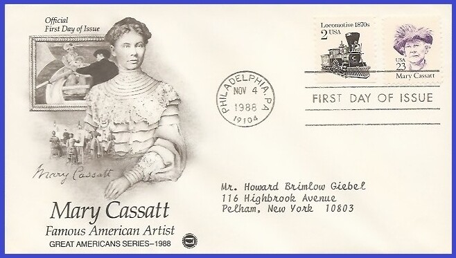 USA5 #2181 ADDR PCS ARTCRAFT FDC   Mary Cassatt