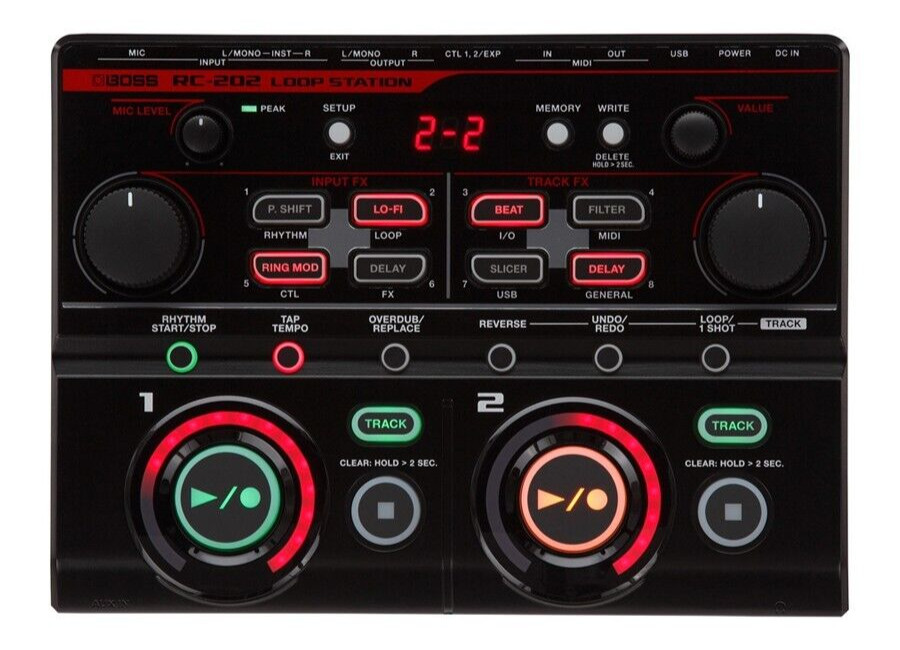 Boss RC-202 Multi Effects DJ Loop Station Looper Work w/AC Adapter From JAPAN