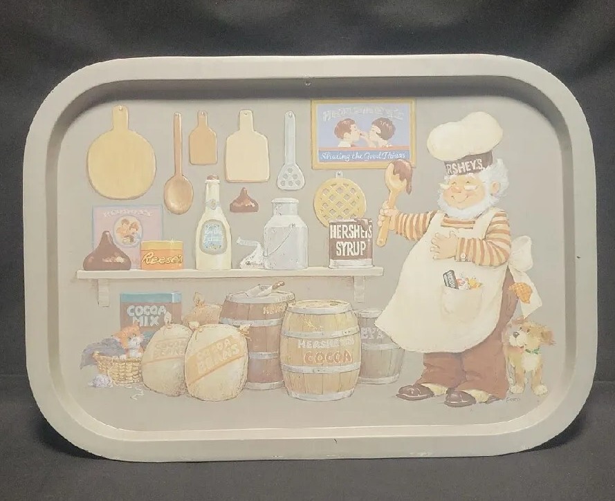 Hershey 1985 Metal Tray