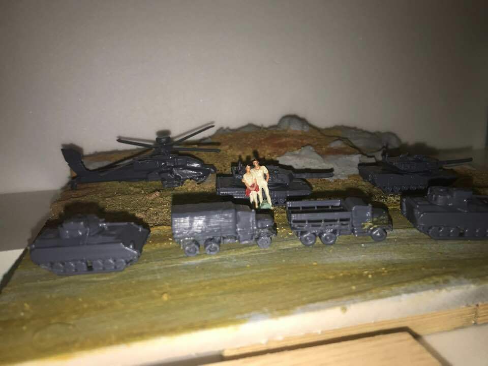 1/200 Scale US Modern Battalion Set 10 pcs