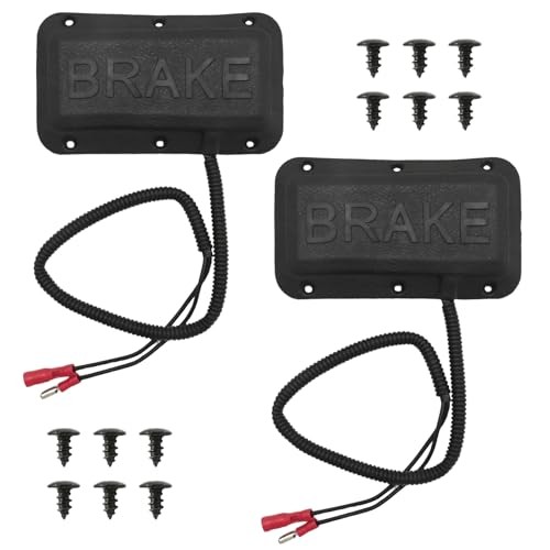 2Pcs Golf Cart Brake Light Switch, Copper Brake Pad Switch, Replacement for