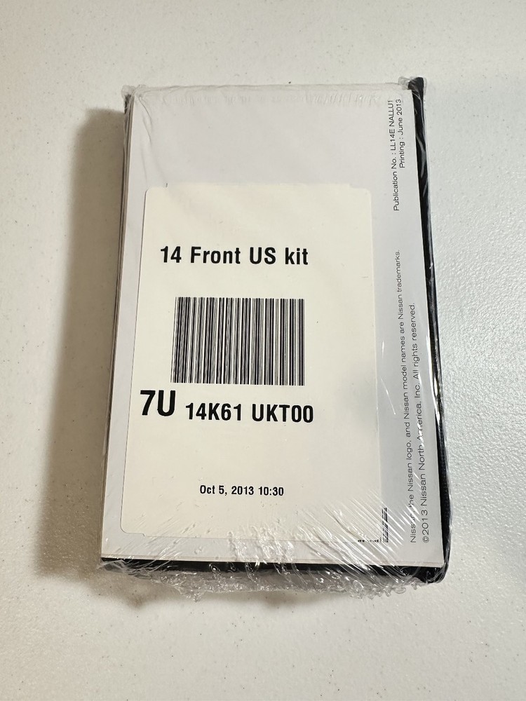 Nissan Front Owner's Manual Set 2013