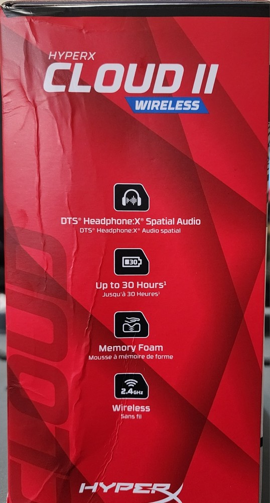 HyperX Cloud II Wireless Gaming Headset - Red