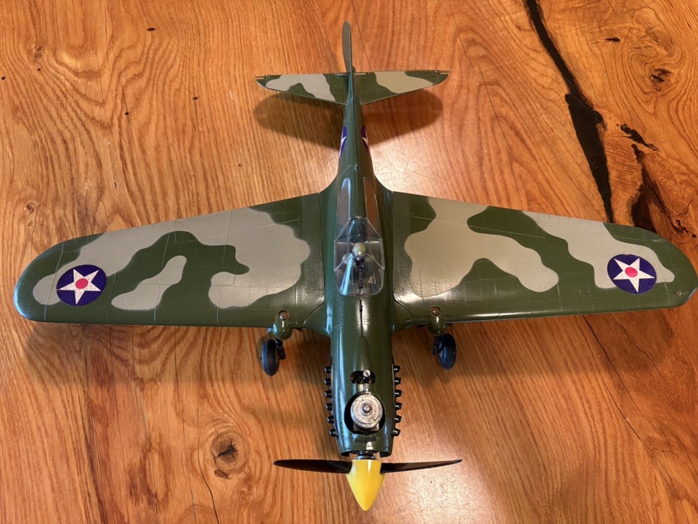VINTAGE COX P-40 WARHAWK - tested and working great!
