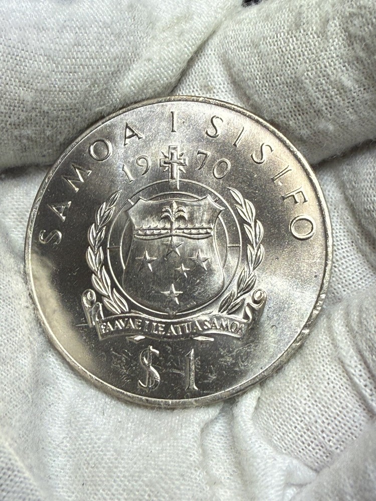 Western Samoa 1 Tala 1970 Pope Paul VI Gem Bu! B64
