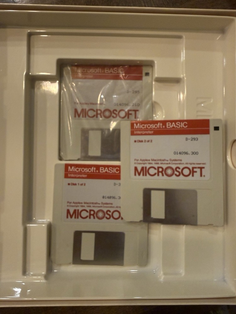 Microsoft BASIC Interpreter for Apple MACINTOSH