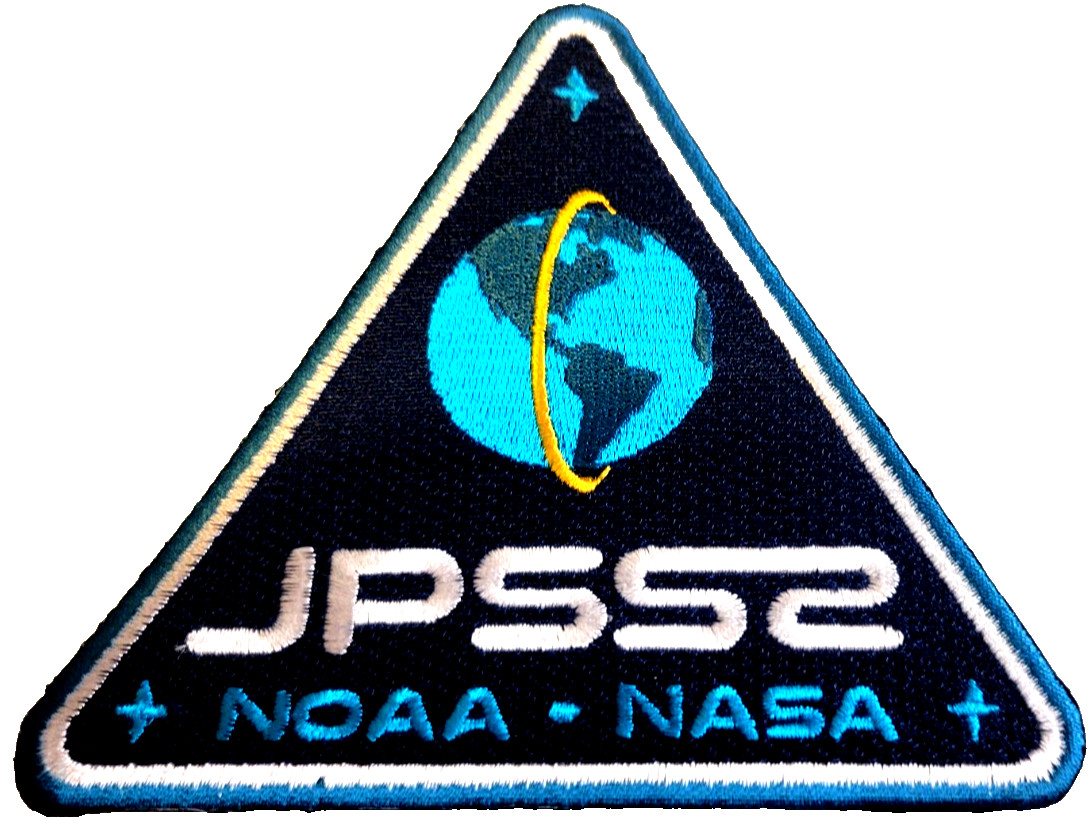 JPSS2 Joint Polar Satellite System NOAA NASA 4-3/8" jpss 2 GENUINE Mission PATCH