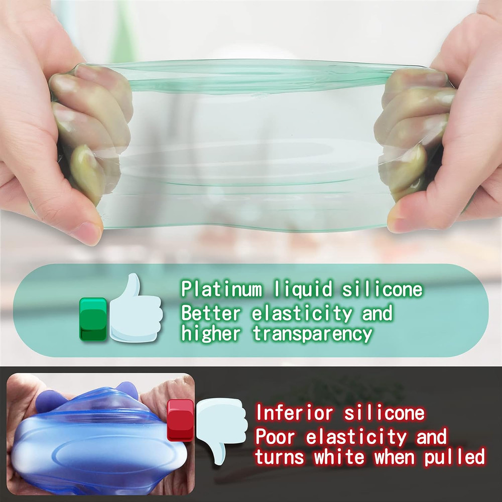 Silicone Stretch Lids for Kitchen Food Storage – Durable, Reusable + Expandable