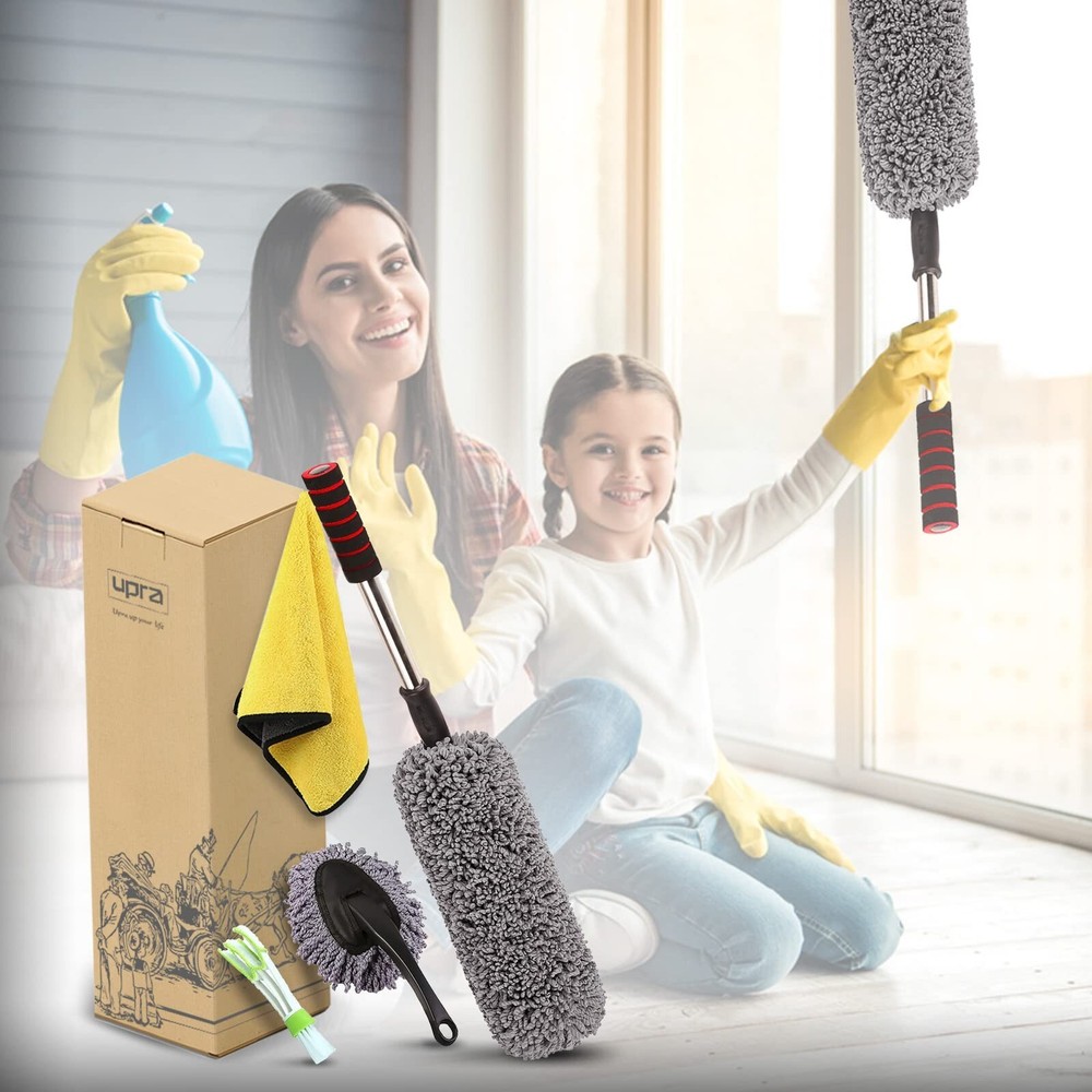 Ultimate Car Duster Kit，Best Microfiber Multipurpose Duster,Interior &Ext