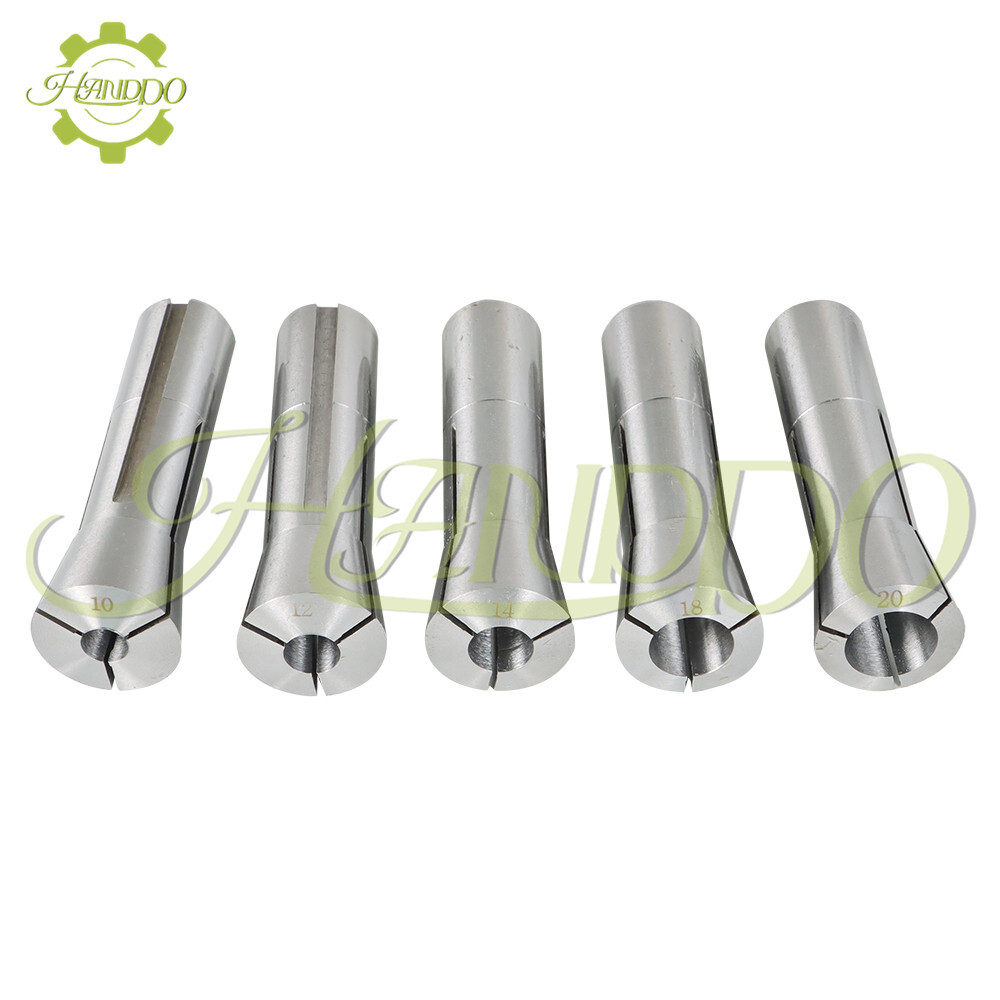 Spring collet 10 Pieces R8 Round Collet Set, 3-20mm